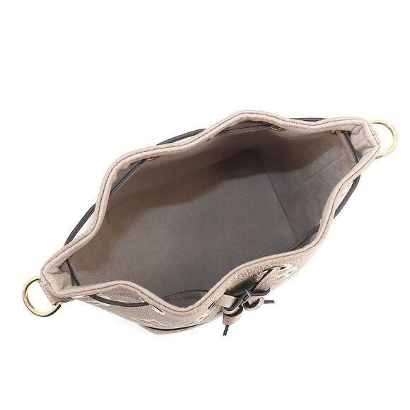 Louis Vuitton Monogram Emplant Nano Noe Shoulder Bag Creme - Picture 6 of 8